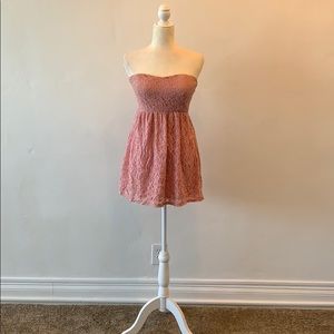 🌸Wet Seal Pink Lace Dress